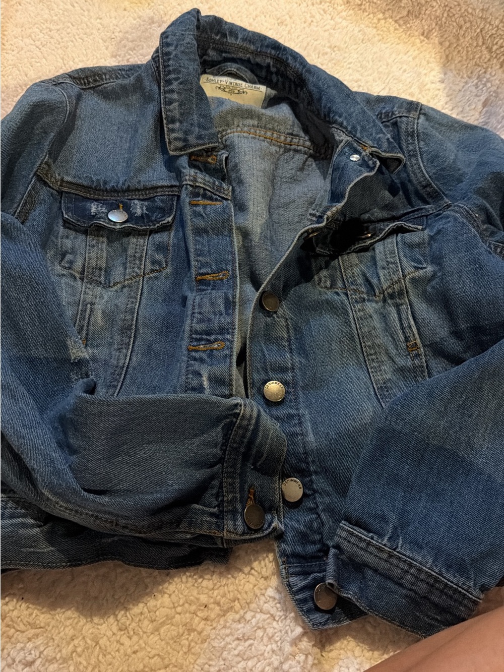 Classic Dark Blue Denim Jacket